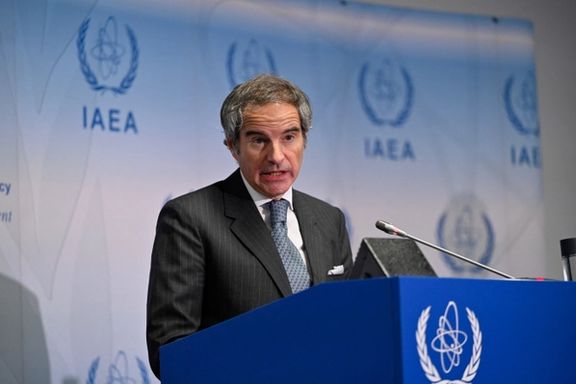 IAEA Director General Rafael Grossi speaks during a press conference on the opening day of his agency's quarterly Board of Governors meeting in Vienna, Austria, March 3, 2025.