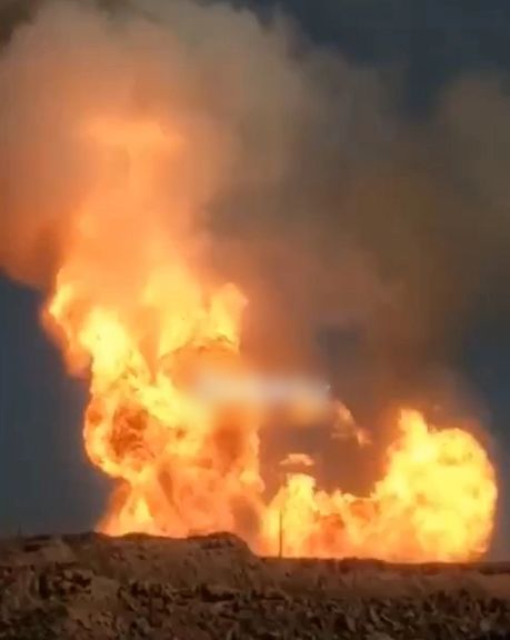 شرکت نفت وگاز مارون:با گذشت چند ساعت،آتشسوزی ناشی از انفجار خط لوله گاز مارون مهار شد