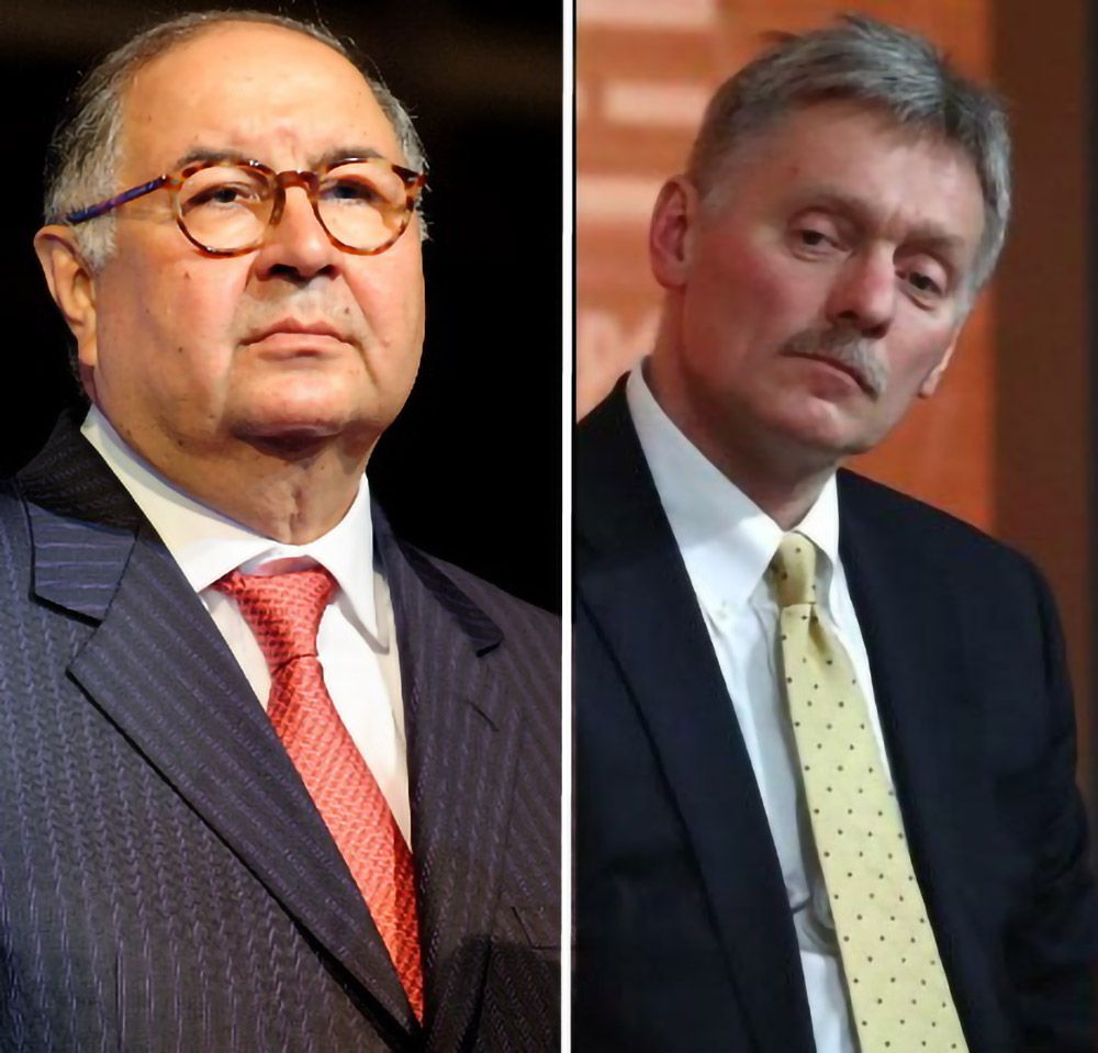 آمریکا‌ سخنگوی کرملین و یکی از ثروتمندترین الیگارش‌های روسیه را تحریم کرد