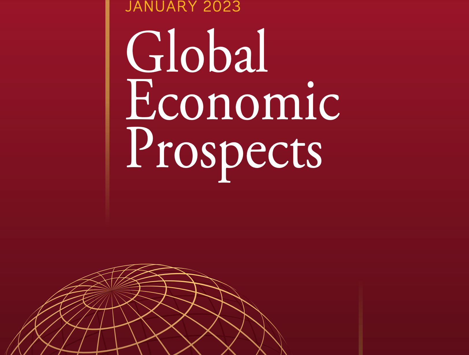The front page of the World Bank’s latest Global Economic Prospects report  