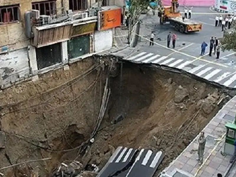 ایران از نظر گستردگی فرونشست زمین در رتبه سوم جهان قرار دارد