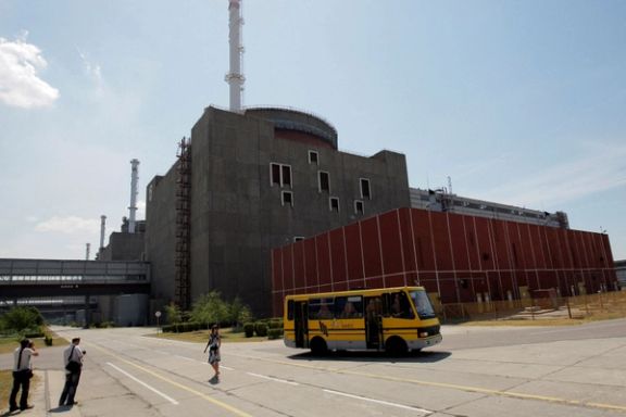 A general view of the Zaporizhzhia nuclear power station in Ukraine