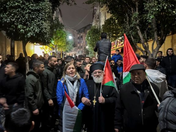 Palestinians take part in a protest against the killing of senior Hamas official, Saleh al-Arouri, in Ramallah in the West Bank January 2, 2024.