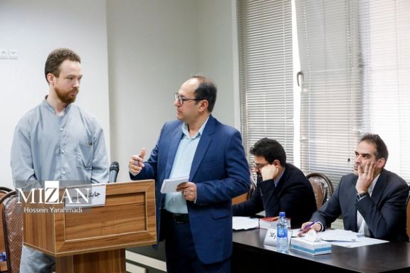 Swedish EU employee Johan Floderus attends a court session in Tehran, Iran, December 20, 2023.