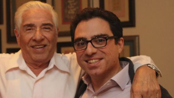 The Namazis before they were arrested and jailed on vague charges in Iran.