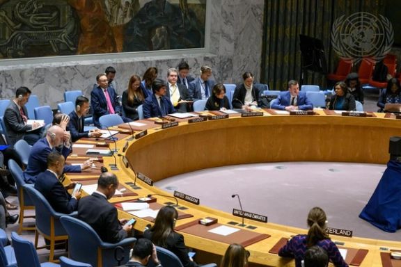 A view of the Security Council meeting on non-proliferation on December 18, 2023