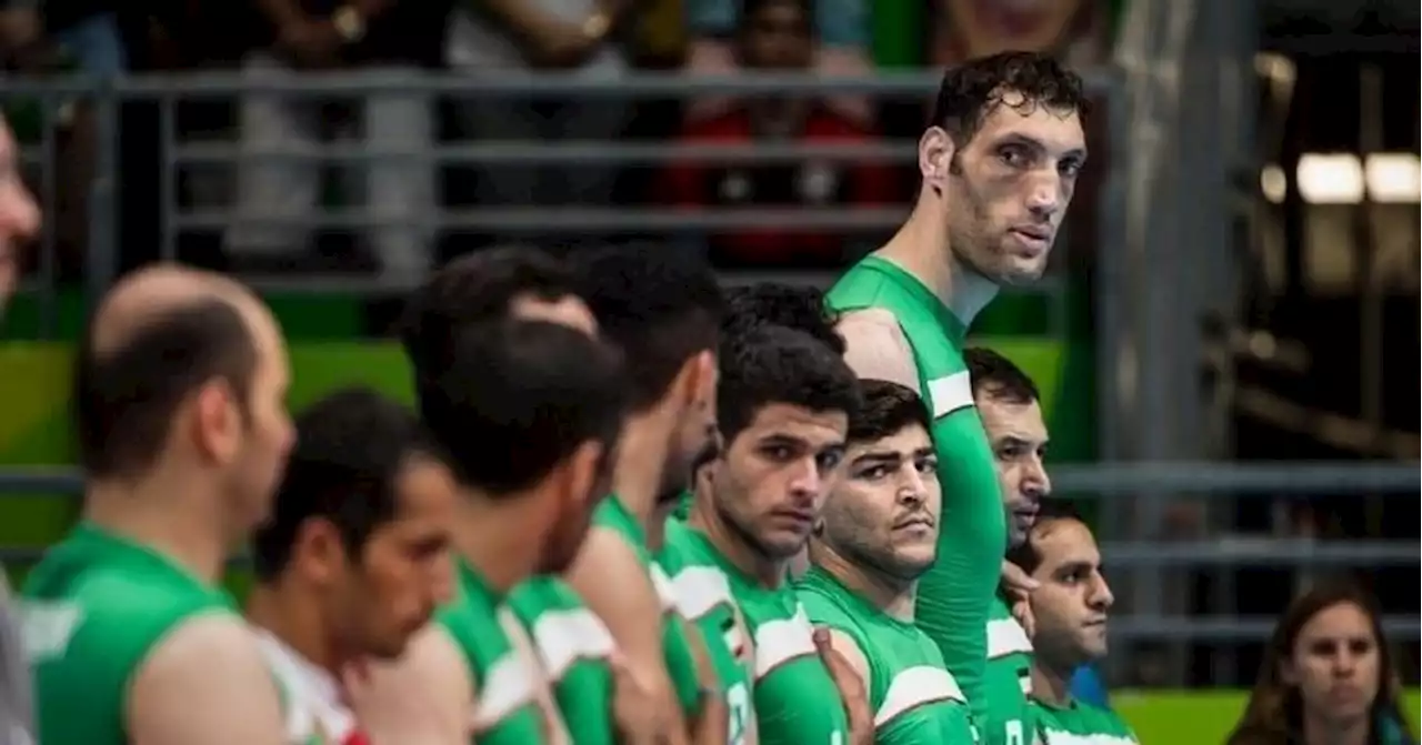 The Iranian sitting volleyball team refused to sing the national anthem.  (November 2022)