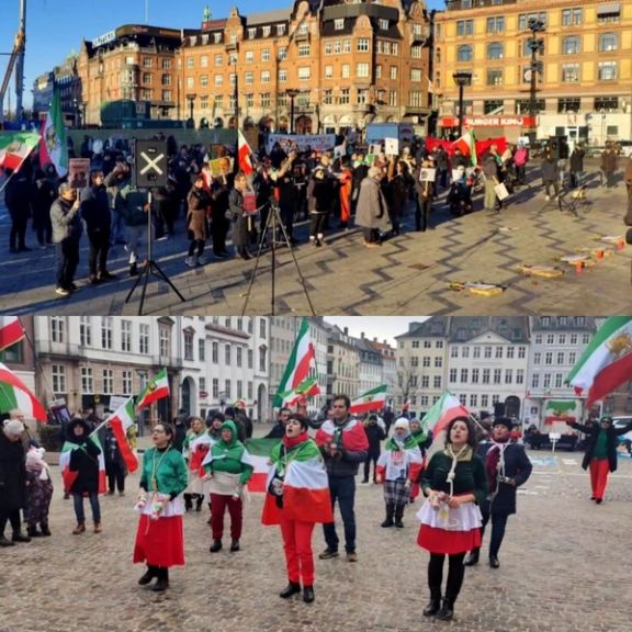 Iranian diaspora protest rallies on Saturday, January 21, 2023