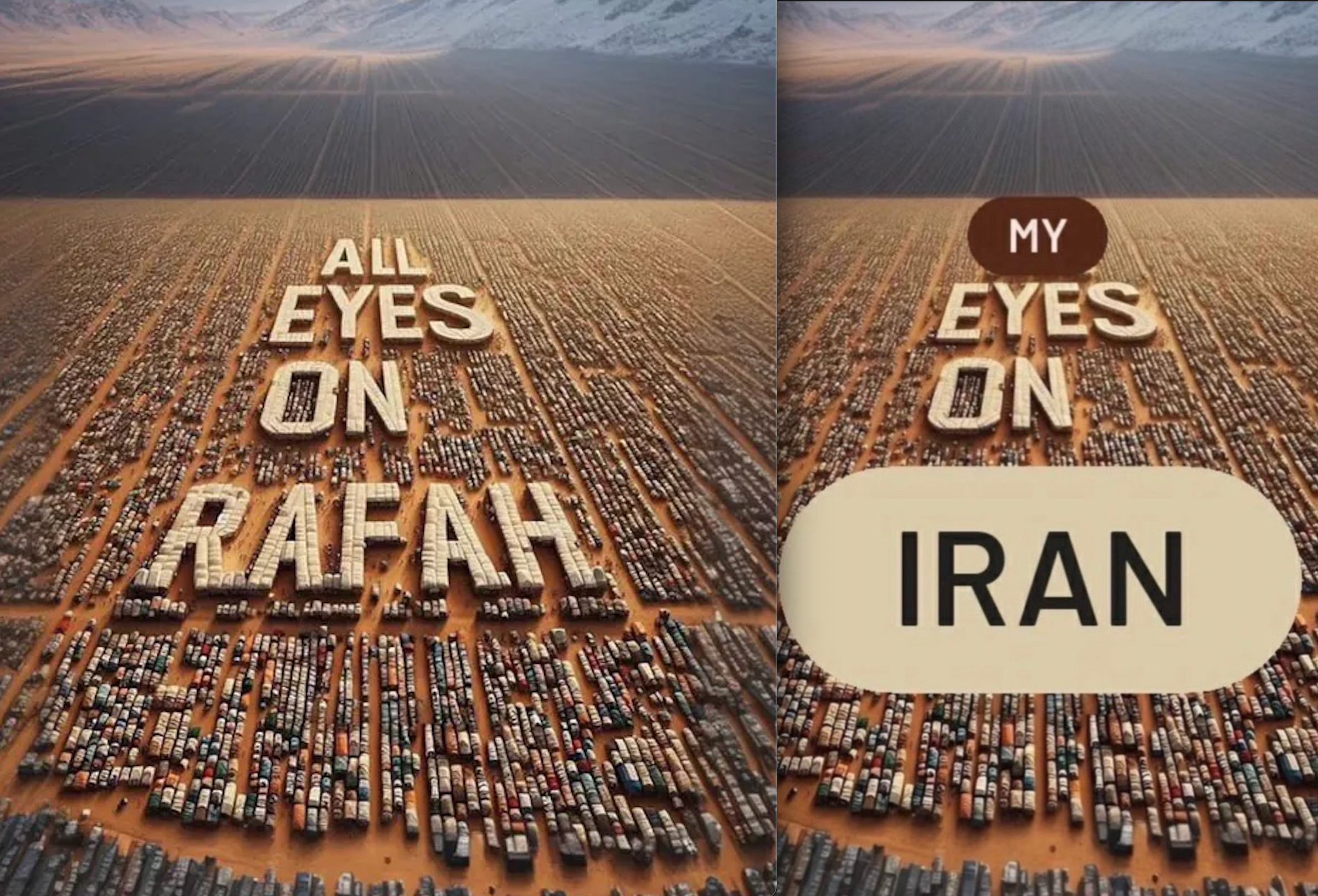 All Eyes on Rafah or Iran, Controversy Erupts