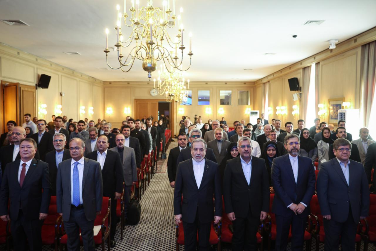 A scene from Iran-Economic Cooperation Organization (ECO) conference in Tehran on September 16, 2025 