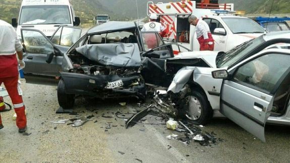 A road traffic accident in Iran