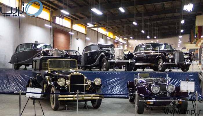 Cars belonging to the former royal family at the National Automobile Museum