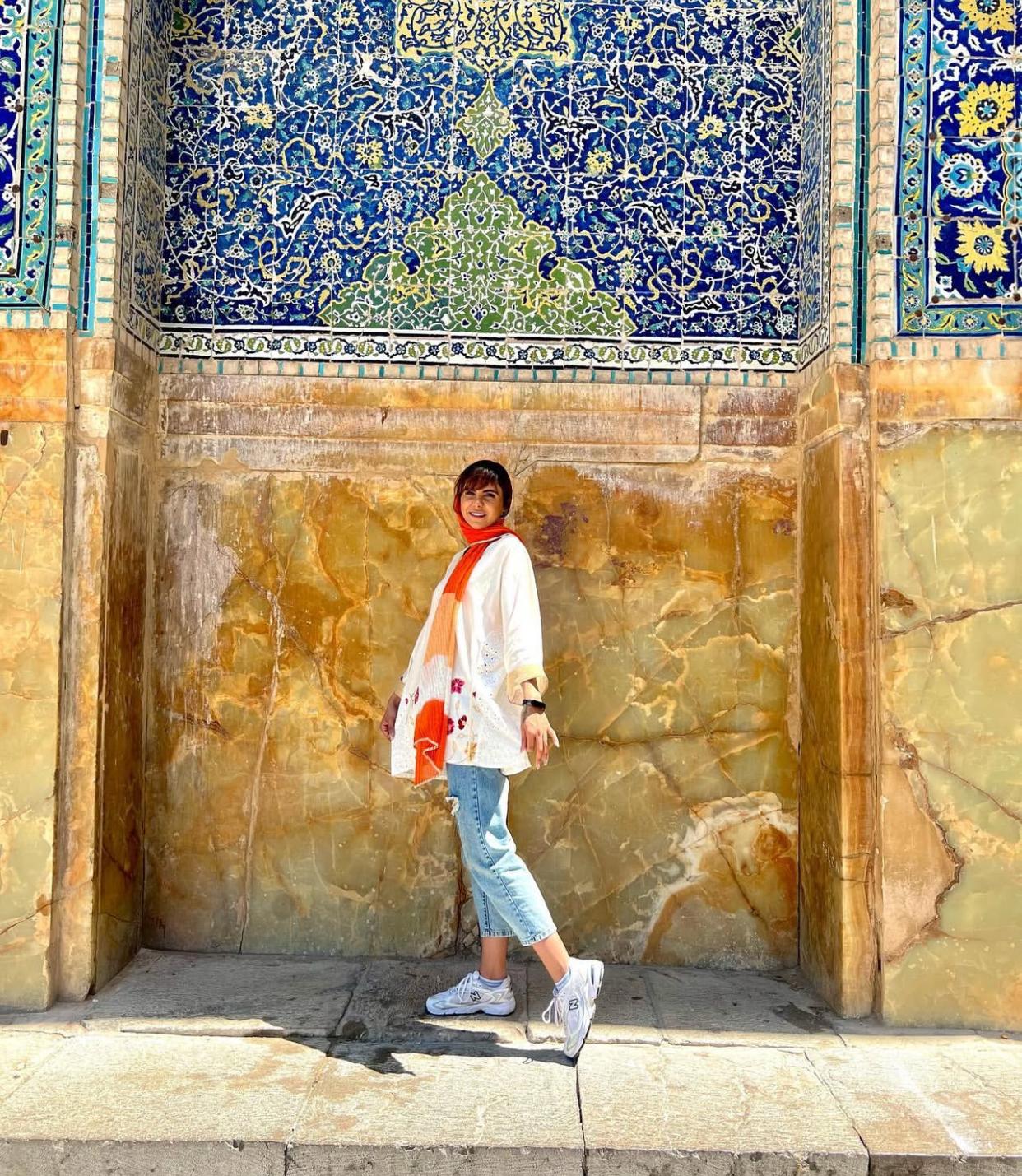 Artemis Ghasemzadeh in her hometown of Isfahan, Iran. 