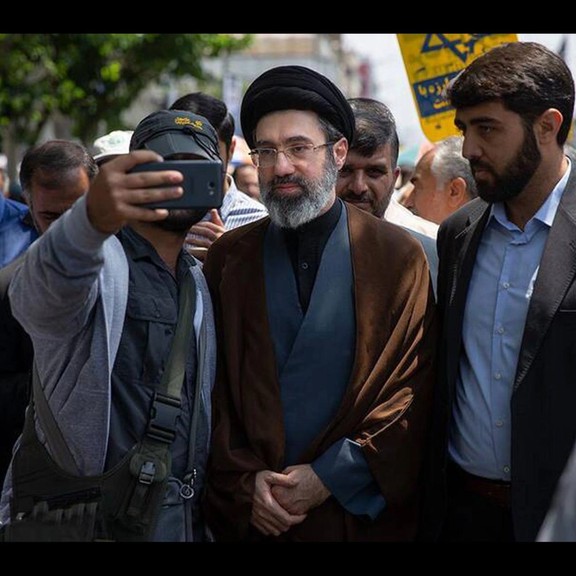 File photo of Mojtaba Khamenei