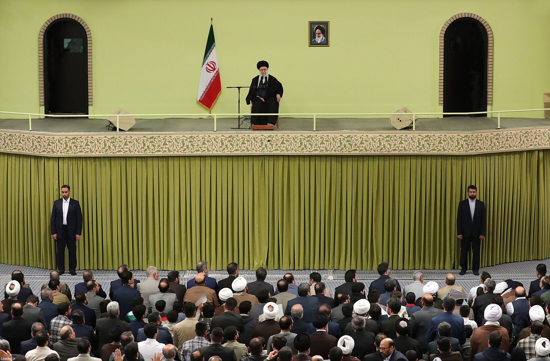Supreme Leader Ali Khamenei during a meeting with a group of Iranians in Mashhad, March 20, 2024
