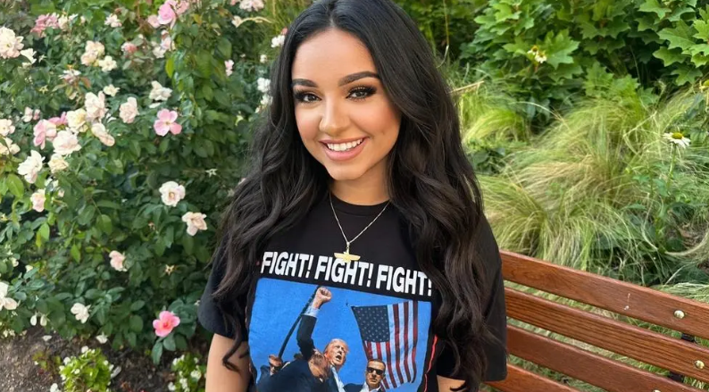 Photo of Sarah Raviani after launching 'Iranians for Trump'