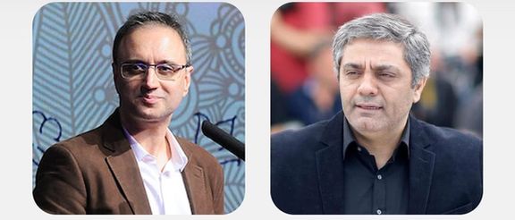 Mohammad Rasoulof (R) and Mostafa Alehahmad two prominent film makers