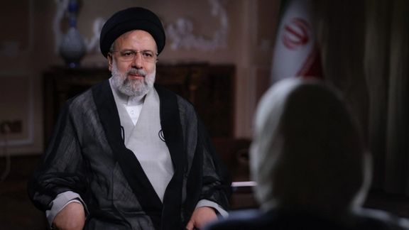 President Raisi during his CBS interview on September 13, 2022