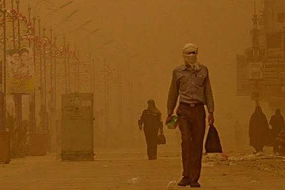 Sandstorm in Iran’s Sistan-Baluchestan province