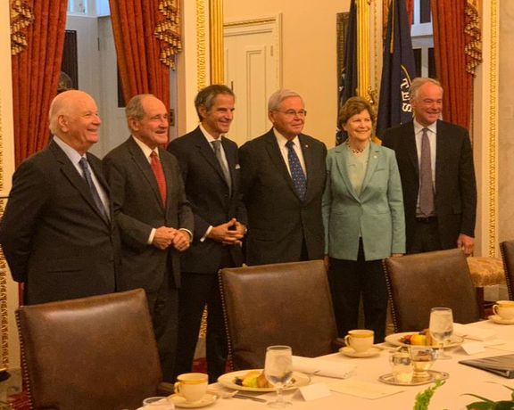 IAEA's Rafael Grossi meeting members of the US Senate Foreign Relations Committee. October 19, 2021