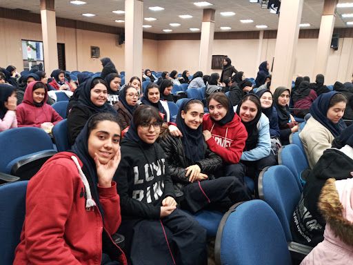 A group of Iranian highschool students  (undated)