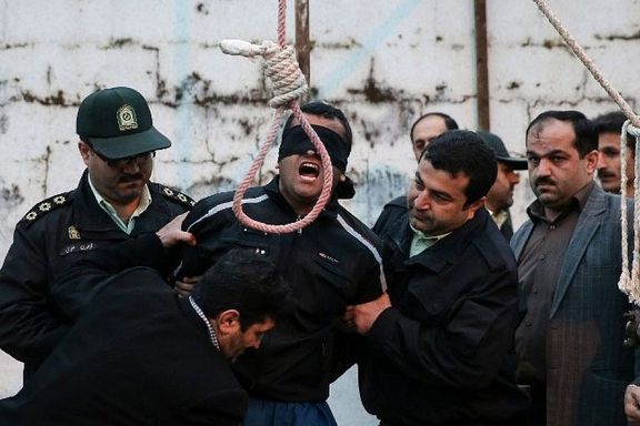 File photo of a public execution in Iran