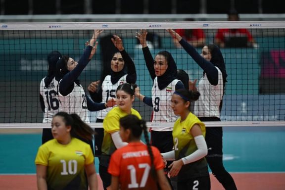 مدال برنز والیبال مسابقات کشورهای اسلامی برای تیم ملی زنان ایران