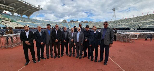 یک هیئت جمهوری اسلامی از محل مراسم تشییع جنازه حسن نصرالله بازدید کرد