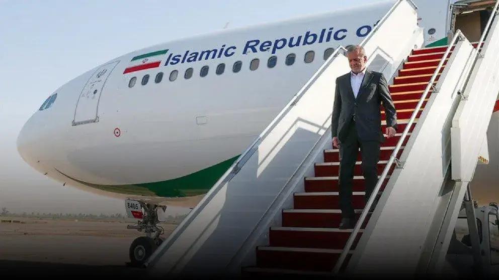 Iran's President Masoud Pezeshkian arrived in New York on September 22, 2024 to attend UNGA