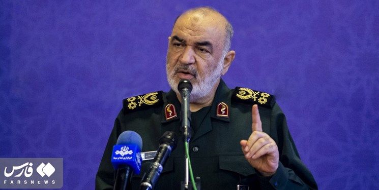 Iran’s Revolutionary Guard commander Hossein Salami 