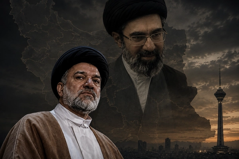یکی از بستگان خامنهای آشکارا در پی جذب نیرو برای گذر از جمهوری اسلامی به حکومت اسلامی است