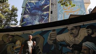 How are Iranians reacting to the missile attack on Israel?