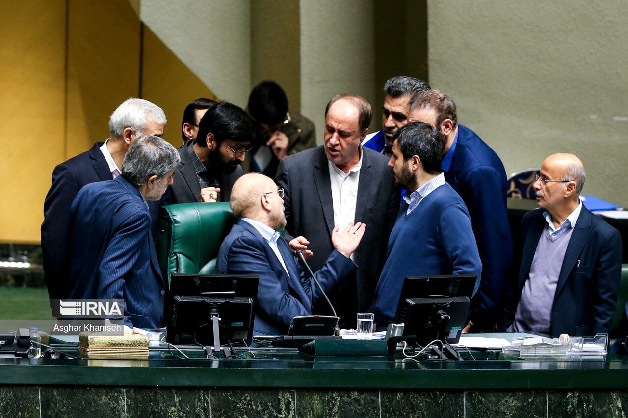 A session of the Iranian parliament on March 10, 2024 