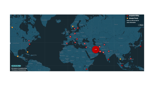 Abdorrahman Boroumand Center launches interactive mapping project unearthing 45 years of State-sponsored violence by the Islamic Republic of Iran within its borders and around the world.