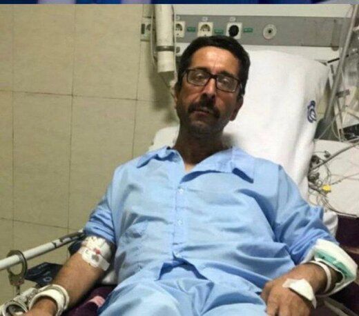 Hamid Qarahassanlou hospitalized, image released in February 2023 by Iranian state-media