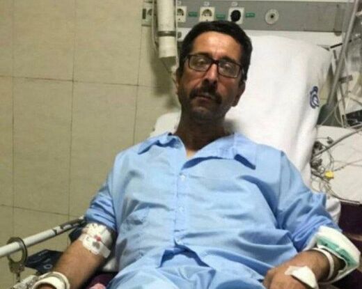 Hamid Qarahassanlou hospitalized, image released in February 2023 by Iranian state-media