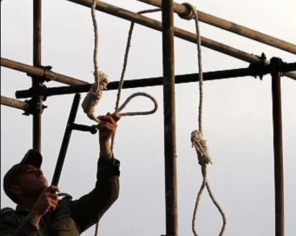 A soldier preparing the gallows for an execution
