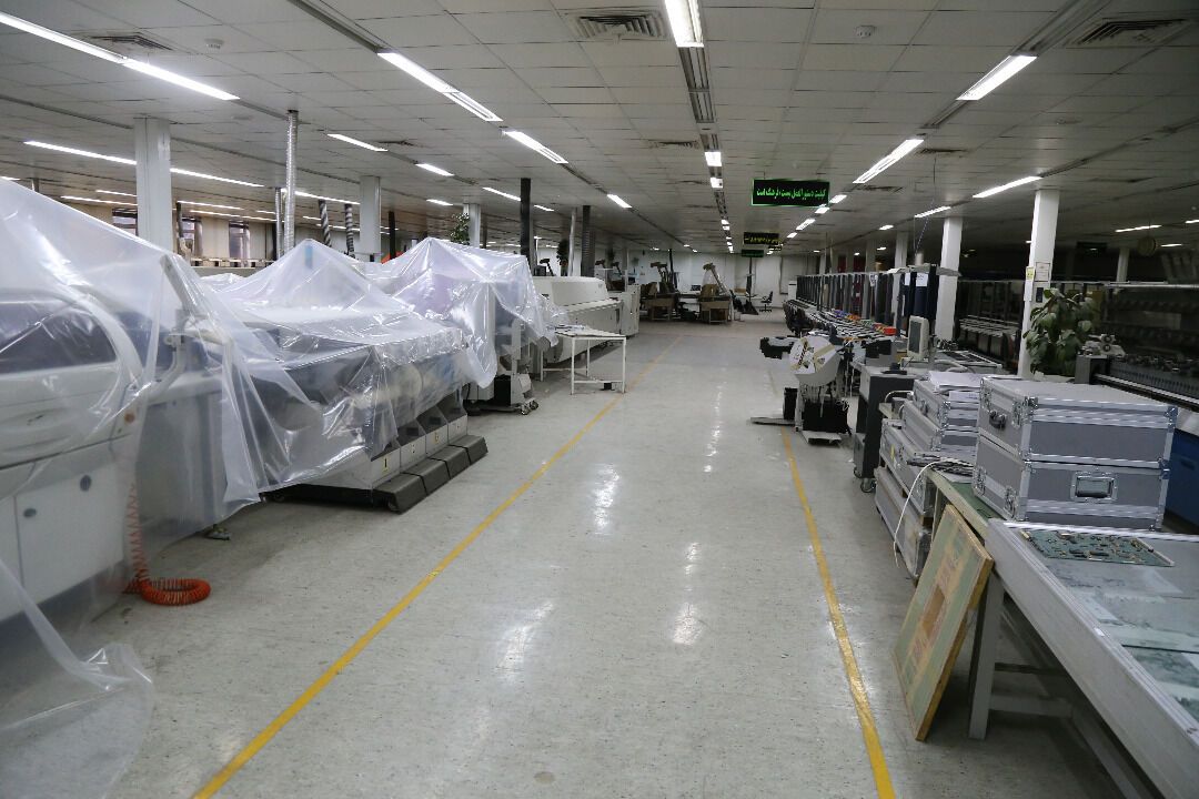 A view from Iran Telecommunication Industry (ITI) company in Shiraz, Fars province  