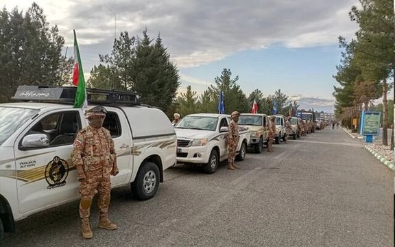 تمرین سپاه پاسداران برای مقابله با قیام تهران