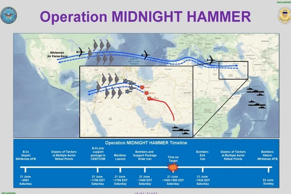 جزئیات عملیات «چکش نیمهشب» علیه تاسیسات اتمی جمهوری اسلامی فاش شد