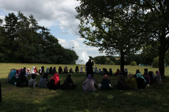 Girls at Camp Wilayah in the UK