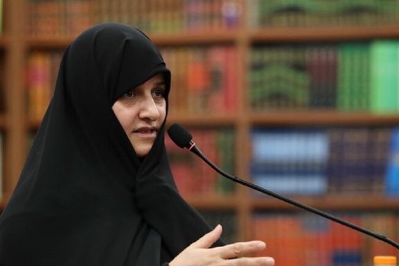 The wife of President Ebrahim Raisi, Jamileh Alamolhoda