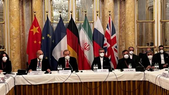 A session of the Iran nuclear talks in Vienna on December 3, 2021