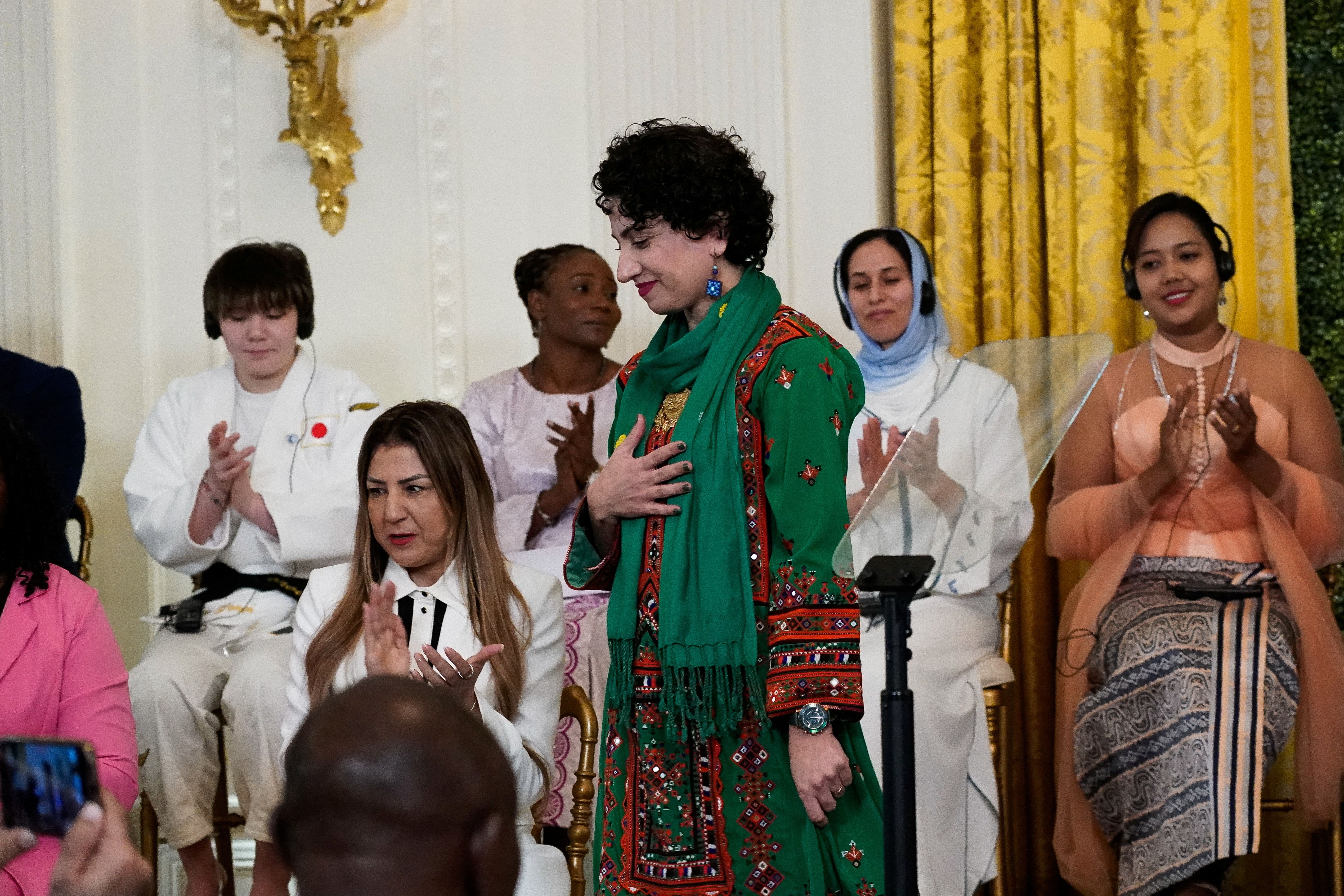 Iranian Activist Receives International Women Of Courage Award