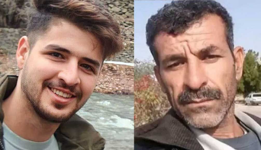 Mohammad Ghobadlou (left) and Abbas Deris  