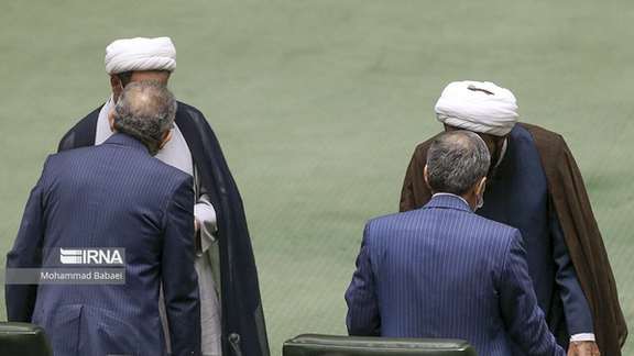 A session of the Iranian parliament