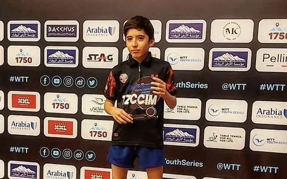فراز شکیبا، ملیپوش ۱۳ ساله پینگپنگ ایران، به کایزرسلاترن آلمان پیوست