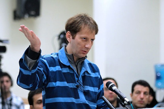 Iranian Oil Tycoon Babak Zanjani during a court session