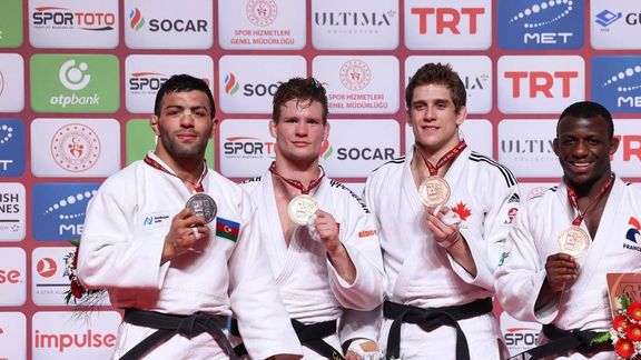 مدال نقره گرند اسلم جودو آنتالیا برای سعید ملایی