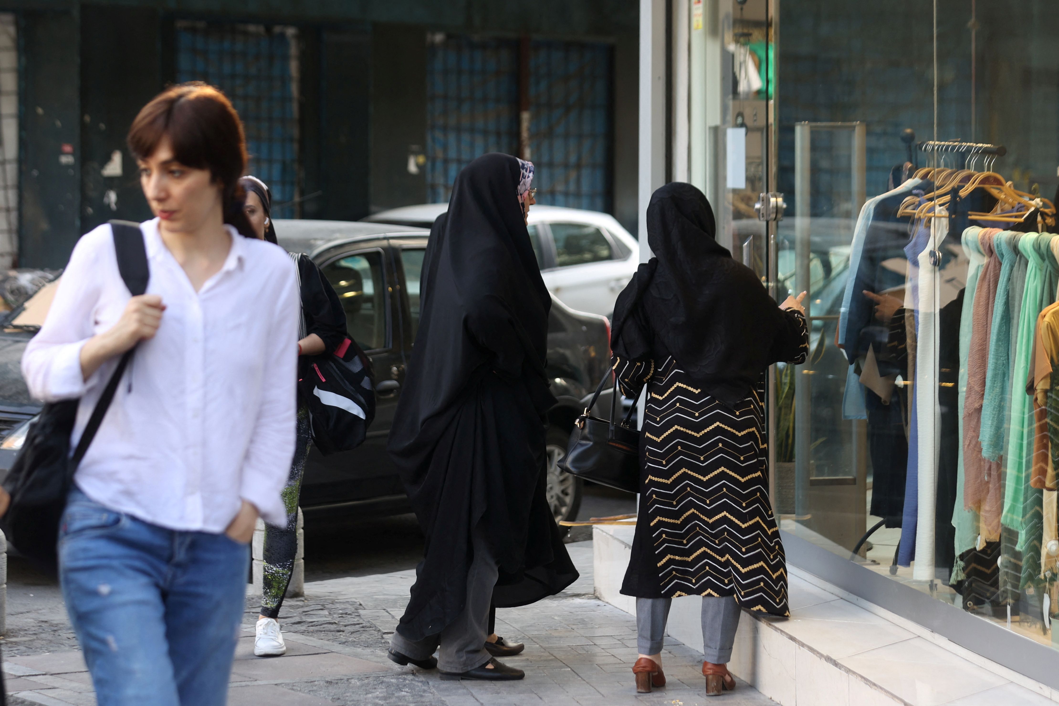 Iranian women defying hijab in public  (file photo)